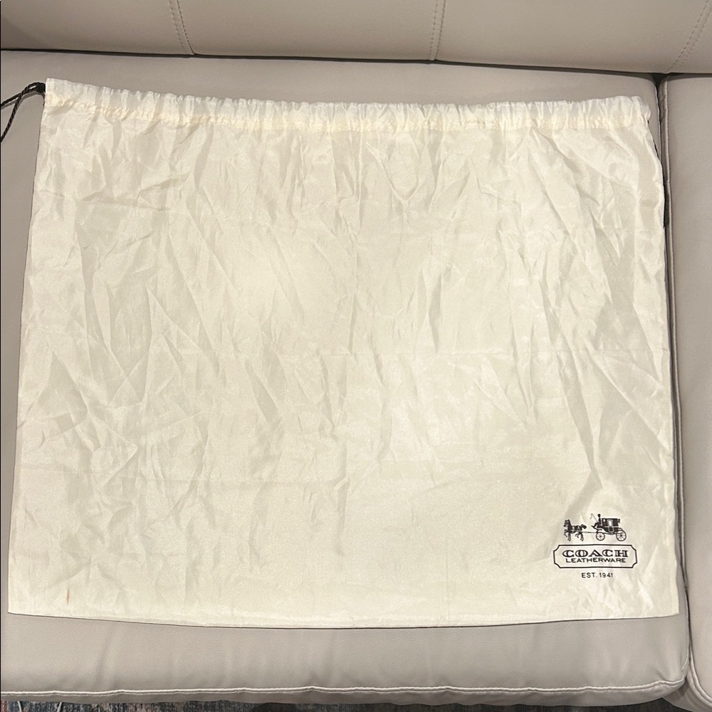 Coach 1941 Ivory Dust Bag w/ Logo